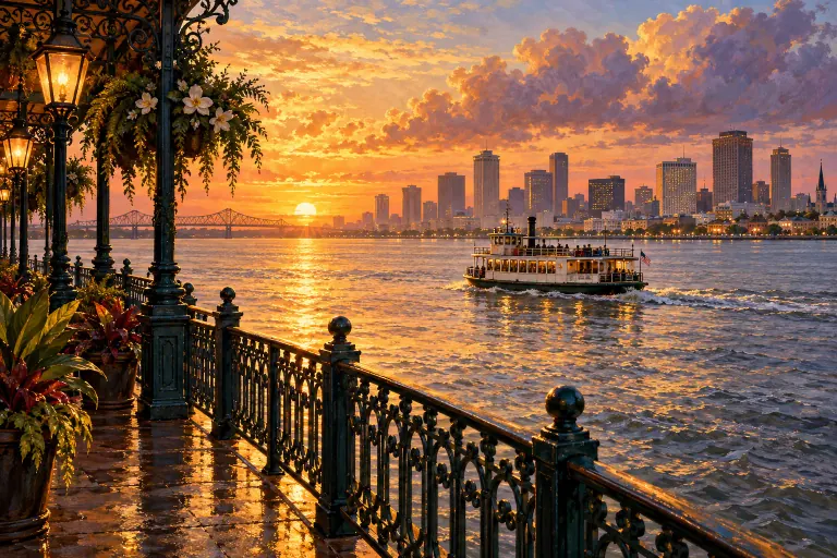 New Orleans riverfront