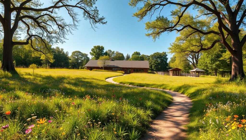 A lush, verdant field of opportunities unfolds, dotted with colorful wildflowers and sun-dappled foliage. In the foreground, a winding path leads through the landscape, inviting viewers to explore. Towering trees frame the scene, their branches reaching skyward, casting gentle shadows that dance across the ground. In the middle distance, a community hub stands, its welcoming facade beckoning those seeking to volunteer or connect with local media. The atmosphere is one of warmth, possibility, and a sense of purpose, encouraging all who encounter this scene to discover the hidden gems and meaningful experiences that await. A lush, verdant field of opportunities unfolds, dotted with colorful wildflowers and sun-dappled foliage. In the foreground, a winding path leads through the landscape, inviting viewers to explore. Towering trees frame the scene, their branches reaching skyward, casting gentle shadows that dance across the ground. In the middle distance, a community hub stands, its welcoming facade beckoning those seeking to volunteer or connect with local media. The atmosphere is one of warmth, possibility, and a sense of purpose, encouraging all who encounter this scene to discover the hidden gems and meaningful experiences that await.