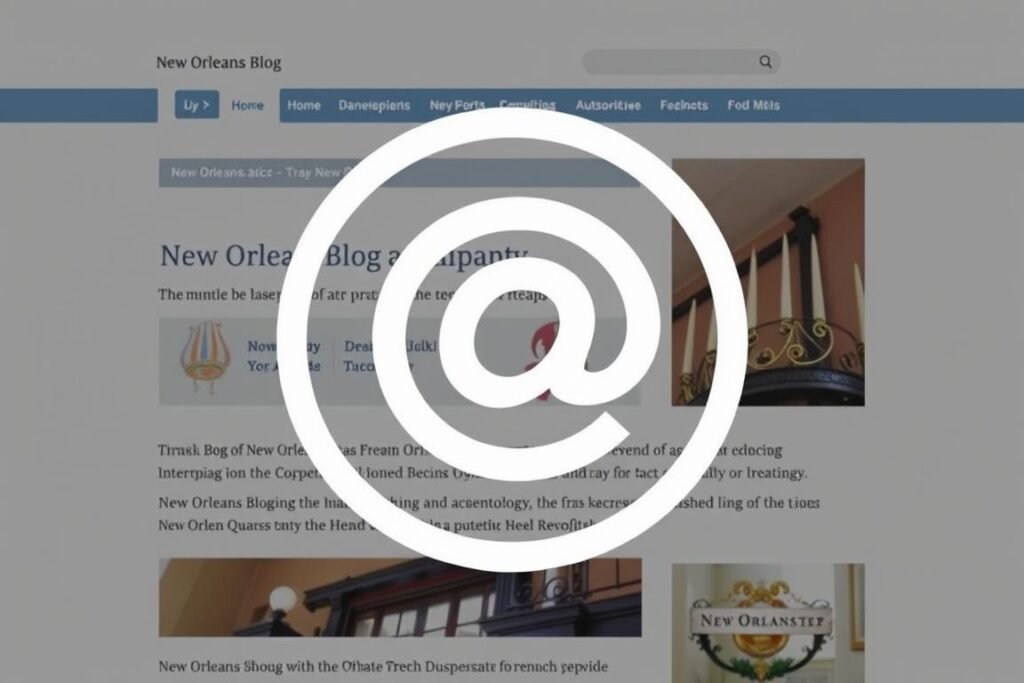 Copyright symbol overlaid on New Orleans Blog content with French Quarter image Copyright symbol overlaid on New Orleans Blog content with French Quarter image