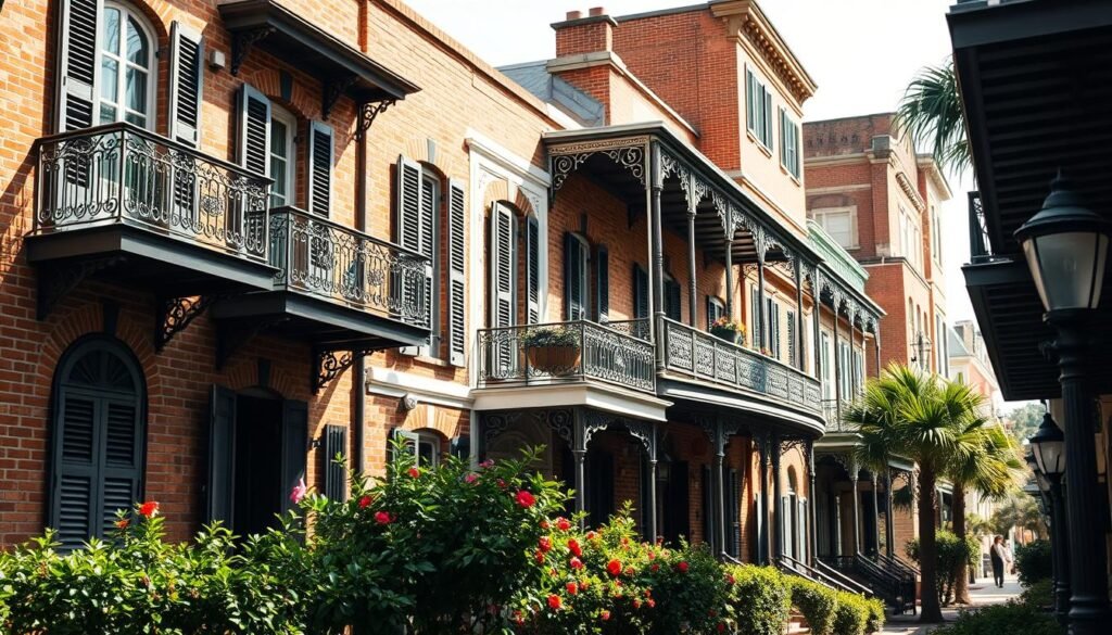 Creole Townhouses in New Orleans Creole Townhouses in New Orleans