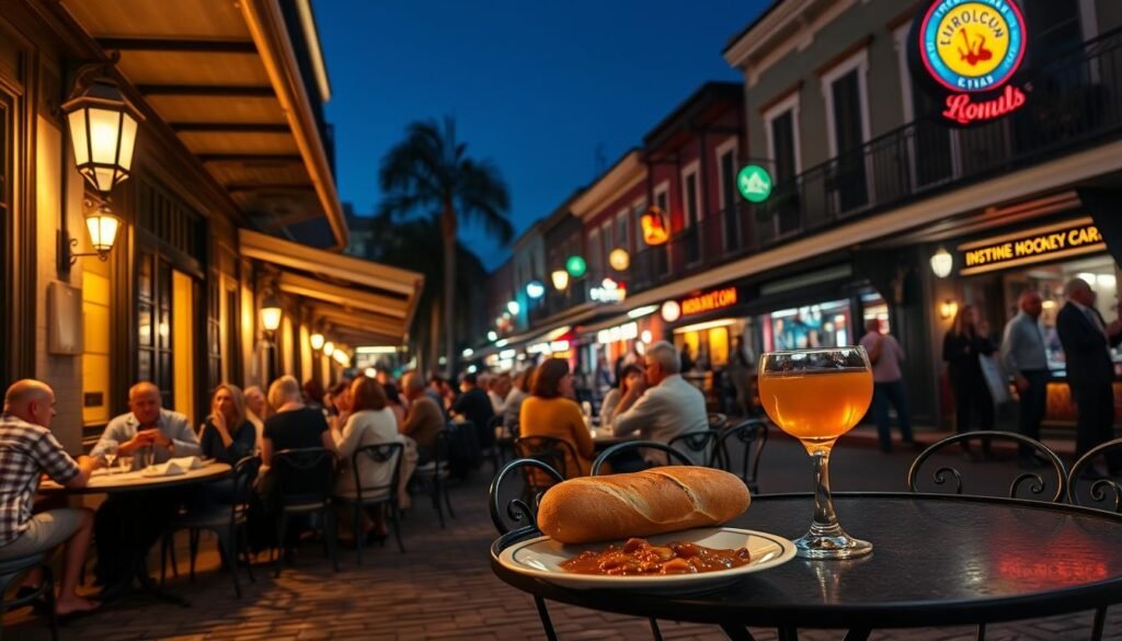 New Orleans dining after dark New Orleans dining after dark