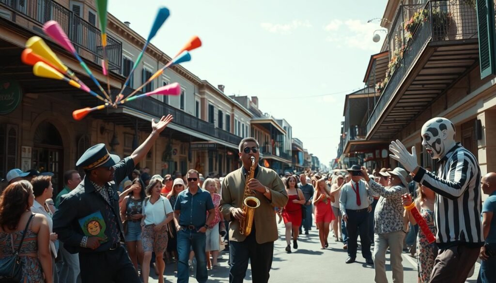 New Orleans street performers New Orleans street performers